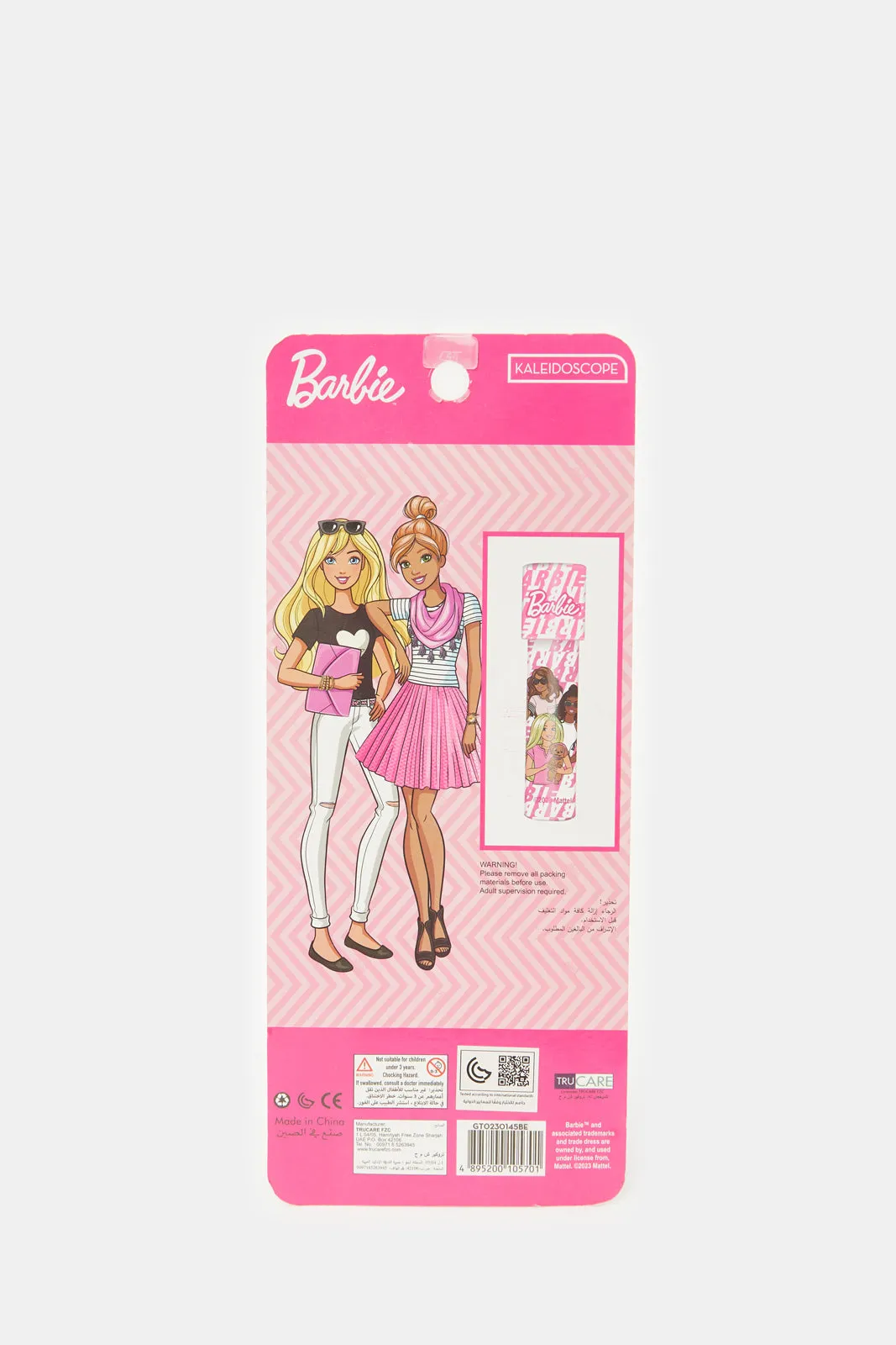 Kids Pink Barbie Toy Kaleidoscope