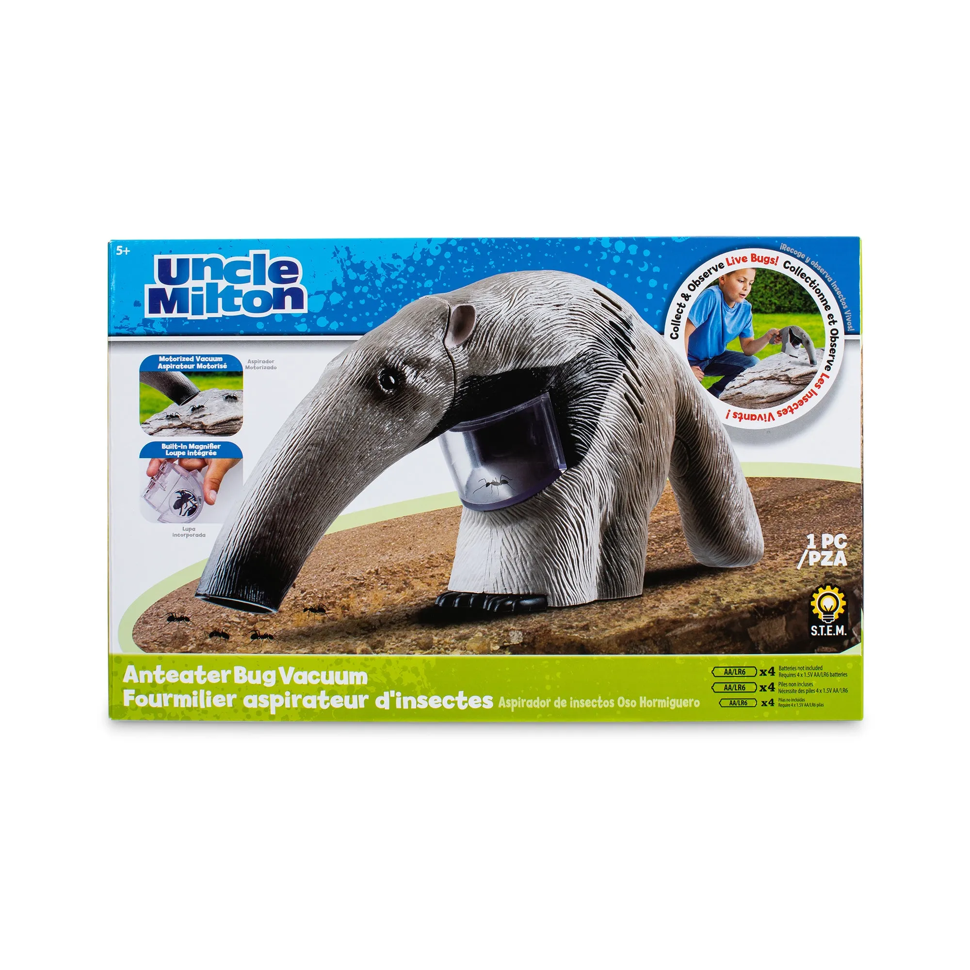 Kids Uncle Milton Ant Eater Bug Vaccum Educational Toys