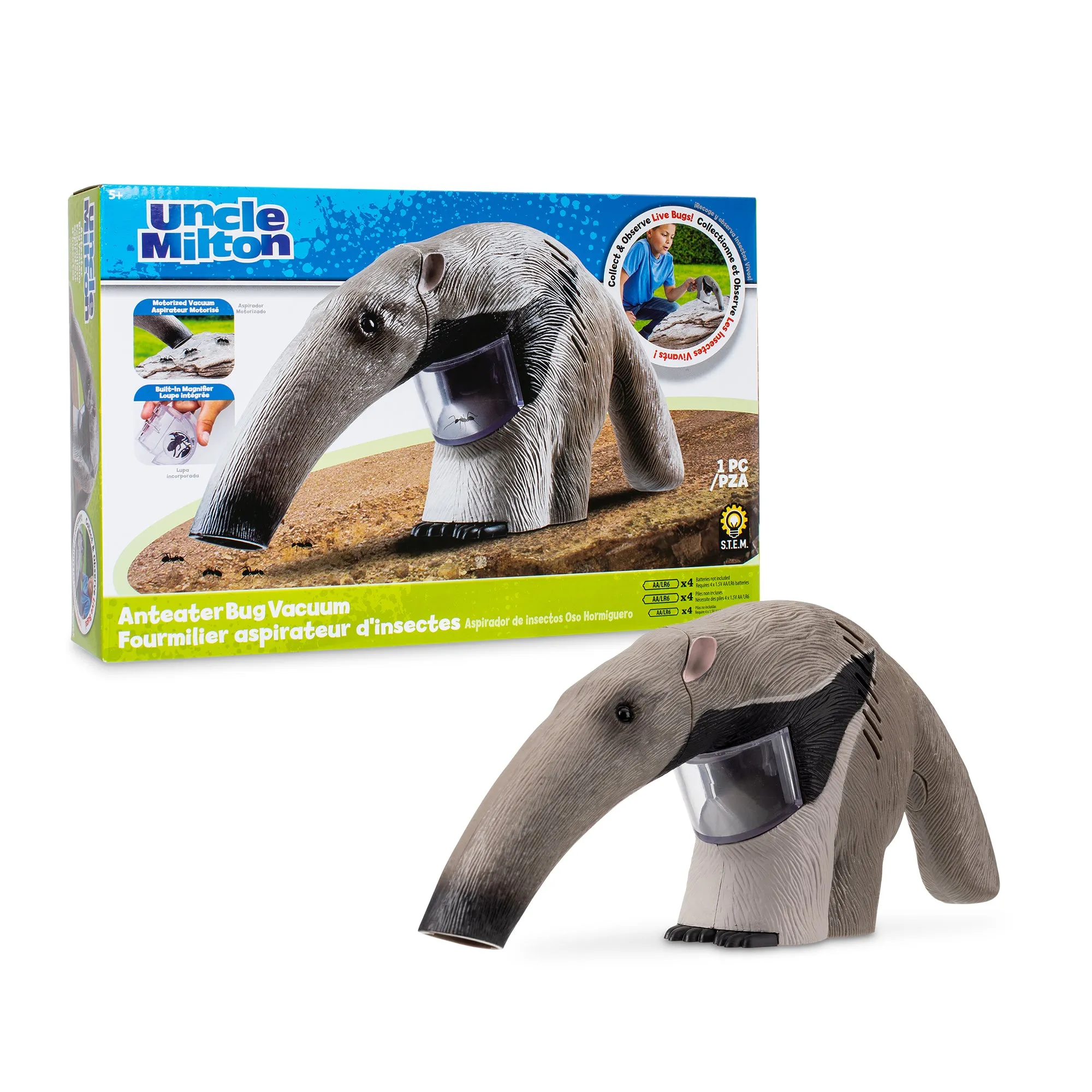 Kids Uncle Milton Ant Eater Bug Vaccum Educational Toys