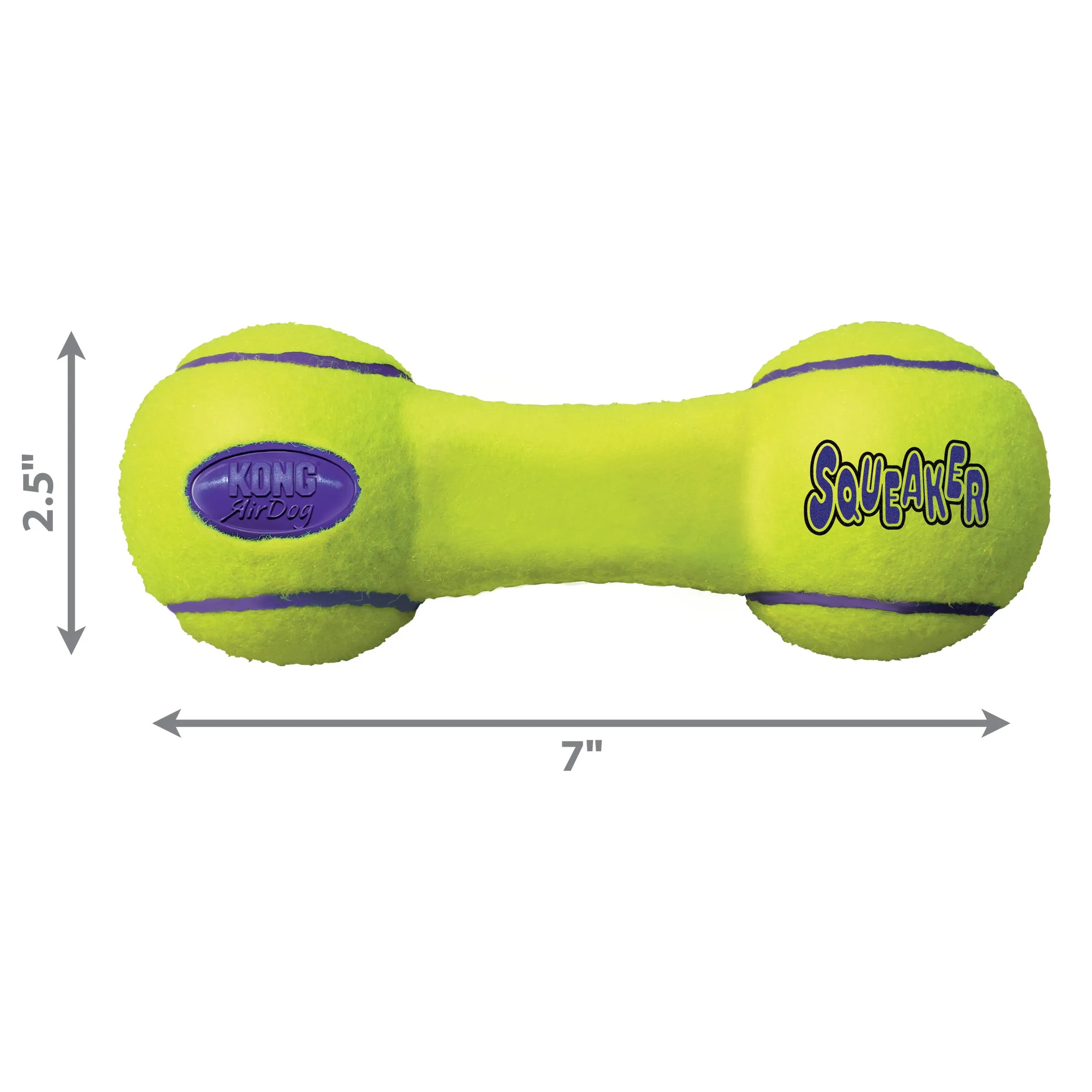 KONG | Airdog Squeaker Dumbell | Active Dog Fetch Toy