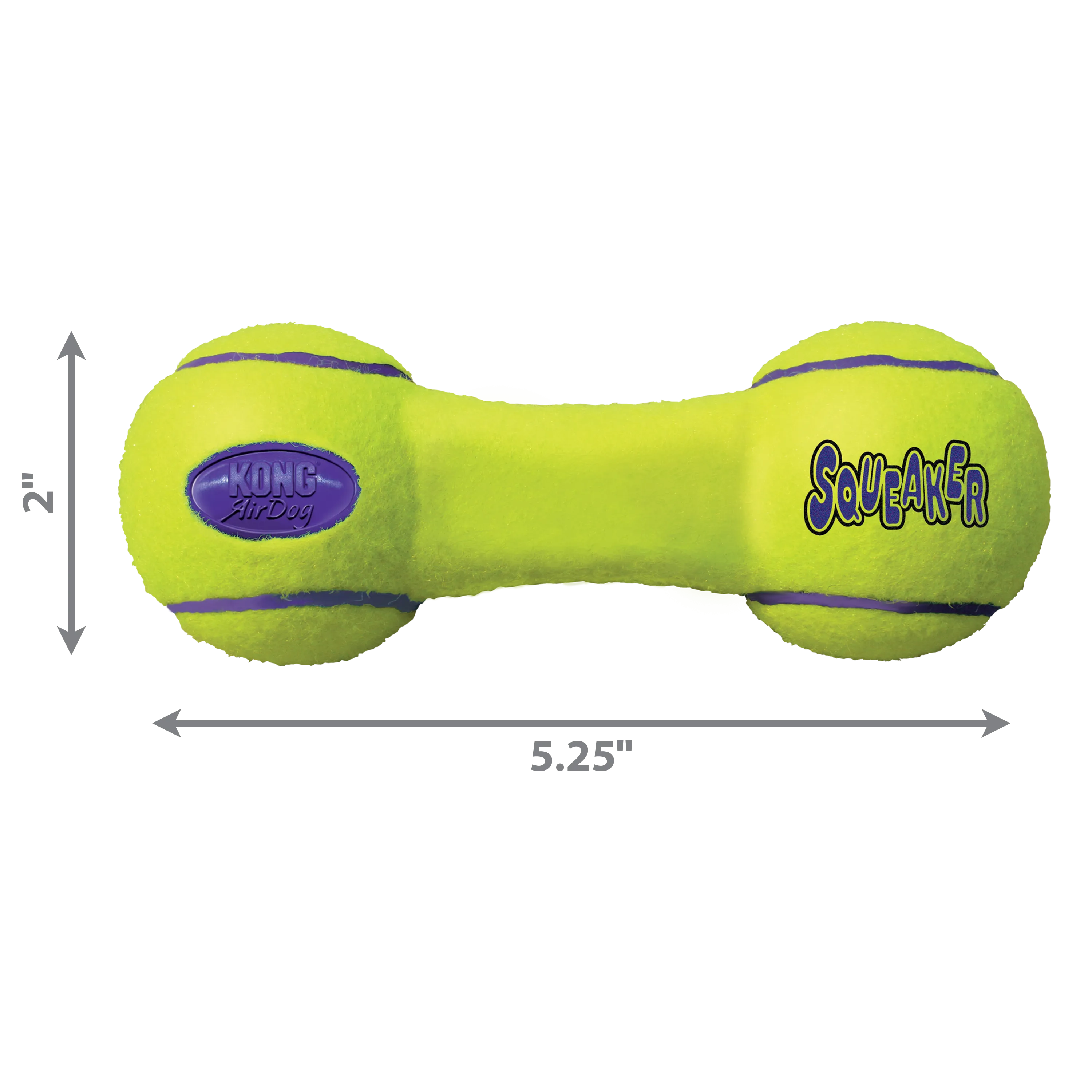 KONG | Airdog Squeaker Dumbell | Active Dog Fetch Toy