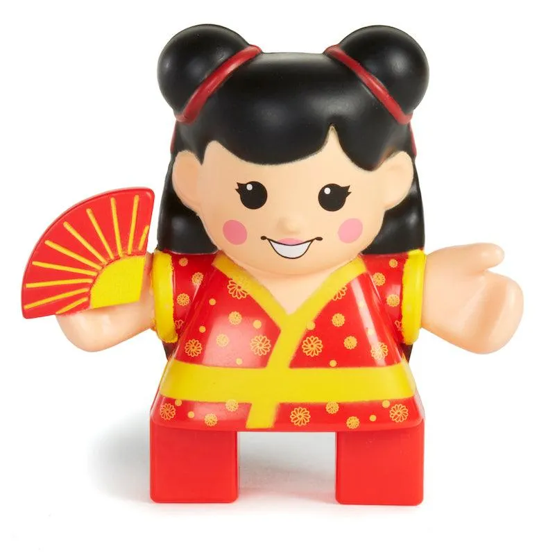 Little Tikes Waffle Blocks Figure Pack - Buddies for Kids 2  & Above, Geisha