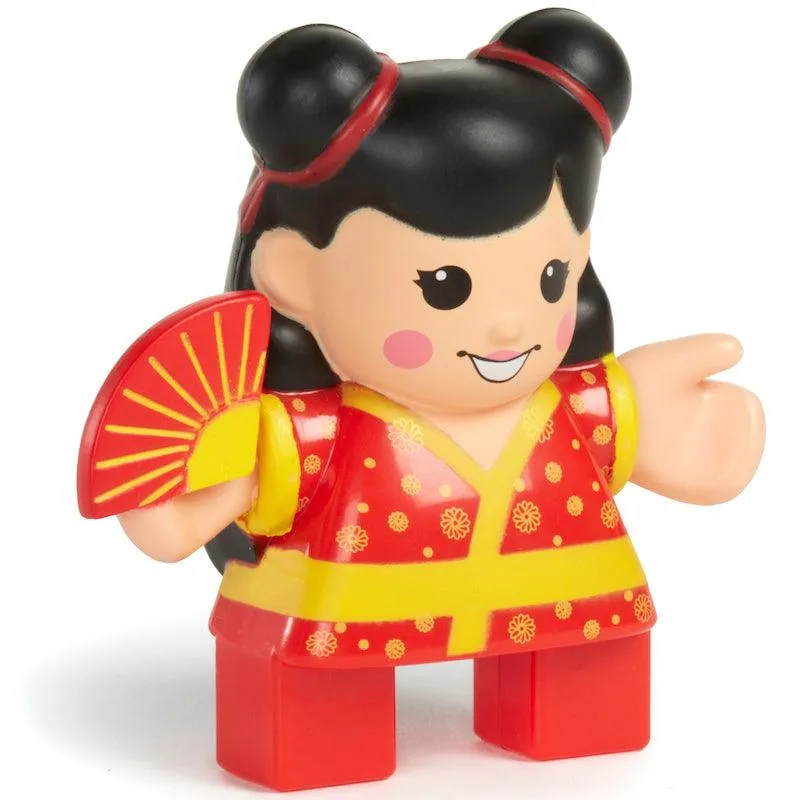 Little Tikes Waffle Blocks Figure Pack - Buddies for Kids 2  & Above, Geisha