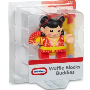 Little Tikes Waffle Blocks Figure Pack - Buddies for Kids 2  & Above, Geisha
