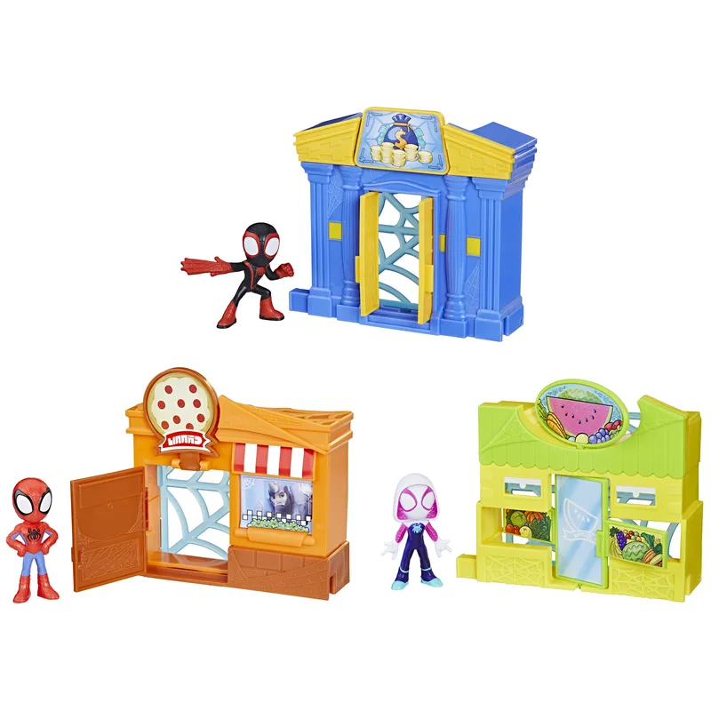 Marvel Spidey And His Amazing Friends City Blocks - City Bank