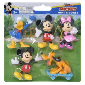 Mickey Mouse Mini Figures, 5 Count