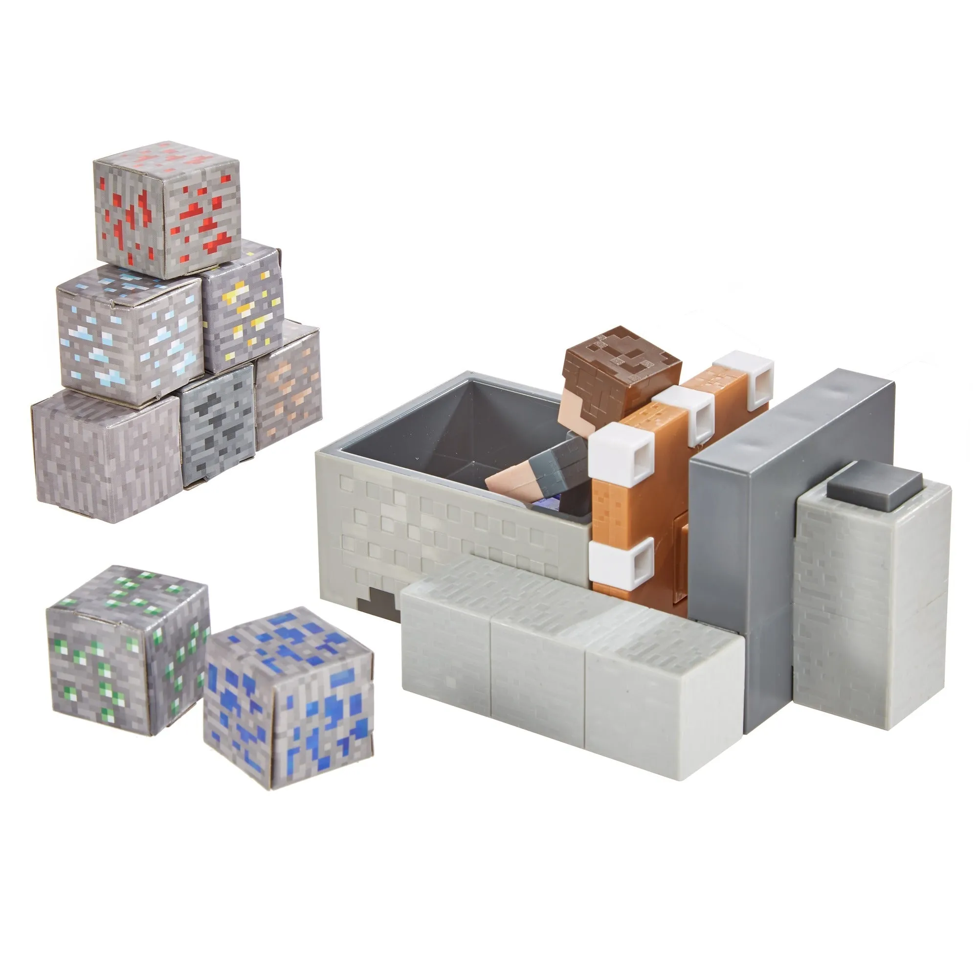 Minecraft Minecart Mayhem Launch And Crash Playset