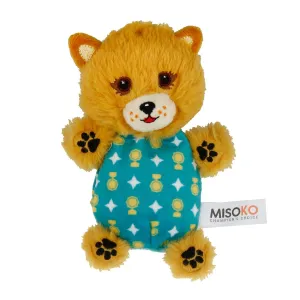 Misoko Limited Edition Pomeranian Spitz Squeaky Plush Dog Toy Soft For Small Breed Dogs And Puppies