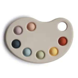 Mushie Paint Palette Press Toy