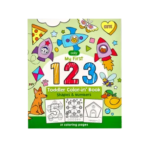 My First 123 Toddler Color-in’ Book