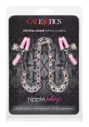 Nipple Play Crystal Chain Nipple Clamps