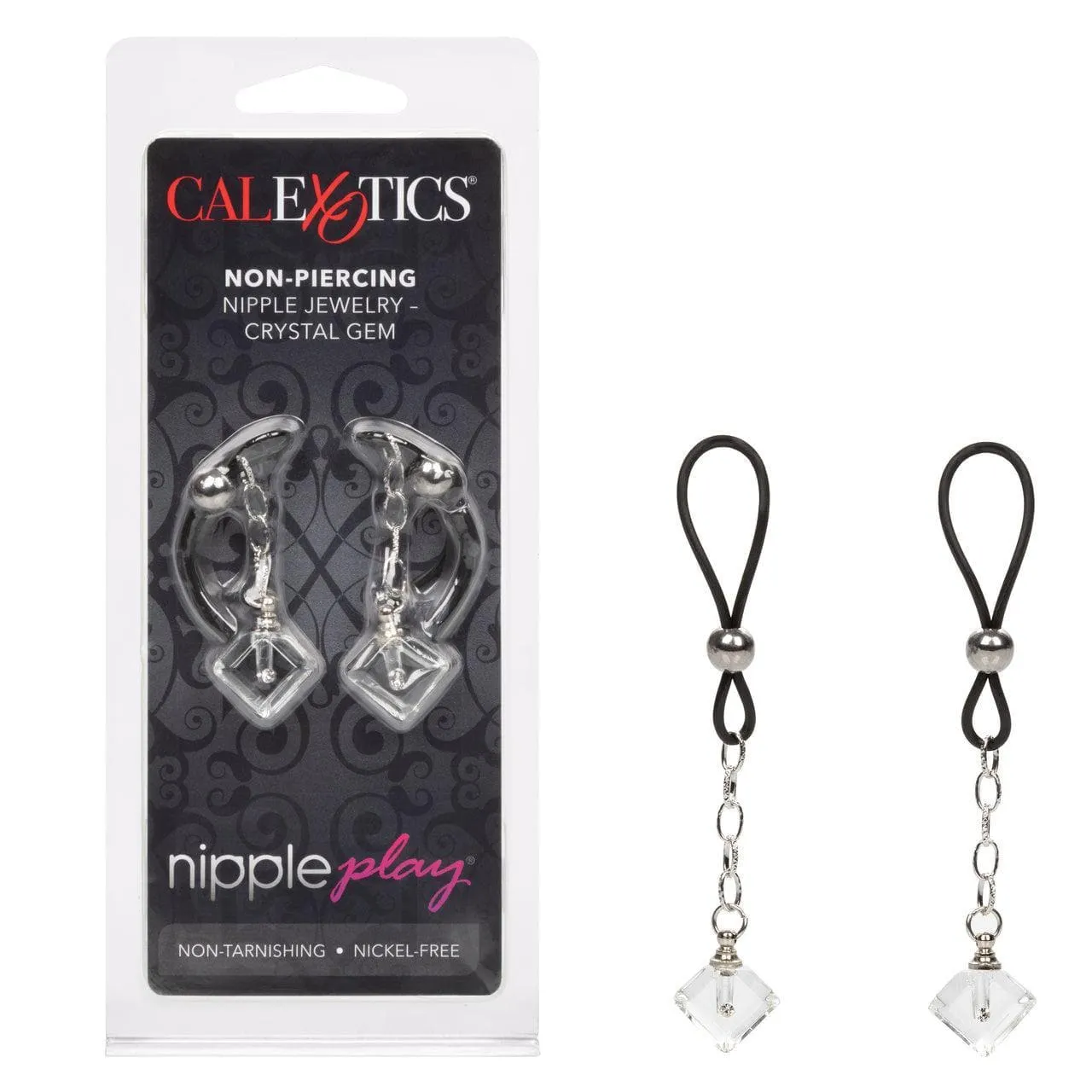 Nipple Play Non-Piercing Adjustable Nipple Crystal Gem Jewelry