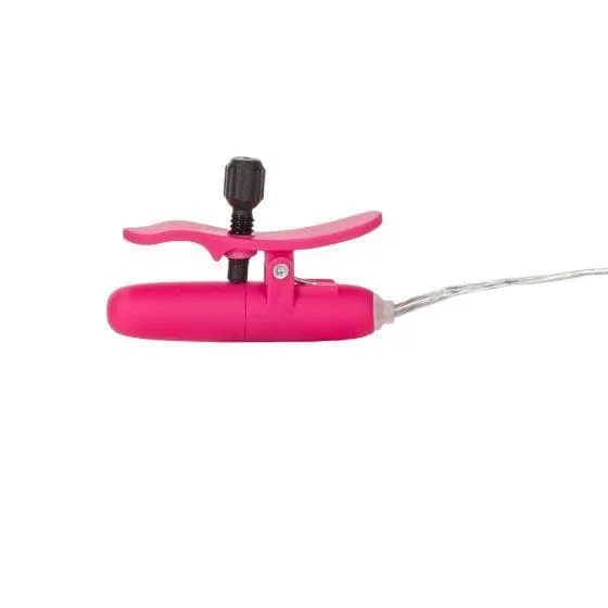 Nipple Teasers 2 Speed Vibrating & Heated Adjustable Nipple Clamps