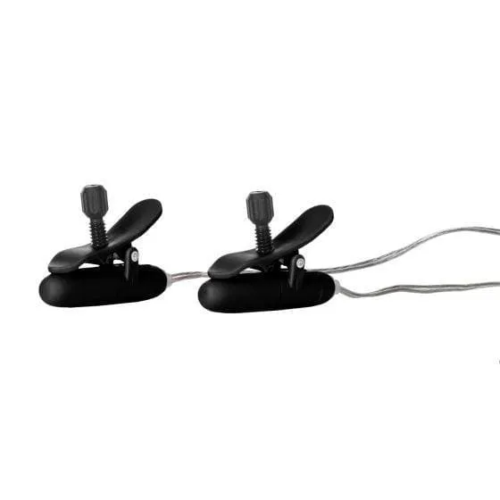 Nipple Teasers 2 Speed Vibrating & Heated Adjustable Nipple Clamps