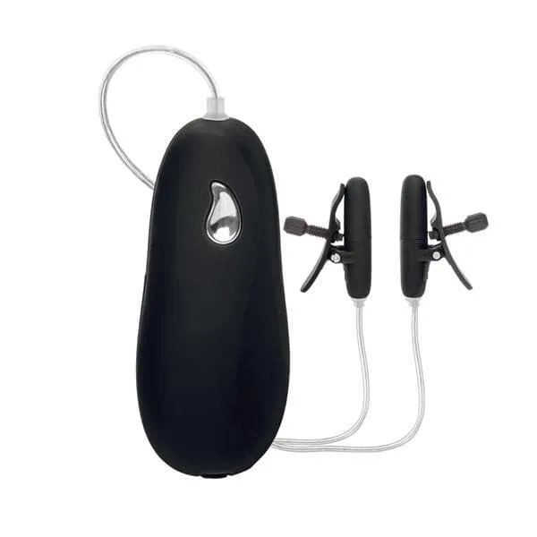 Nipple Teasers 2 Speed Vibrating & Heated Adjustable Nipple Clamps