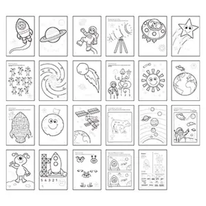 Orchard Toys Outer Space Colouring Book