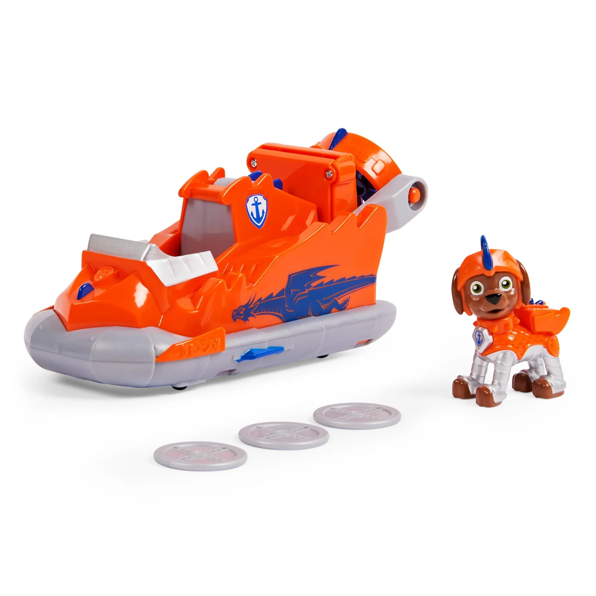 Paw Patrol Rescue Knights Themed Deluxe Vehicles Zuma
