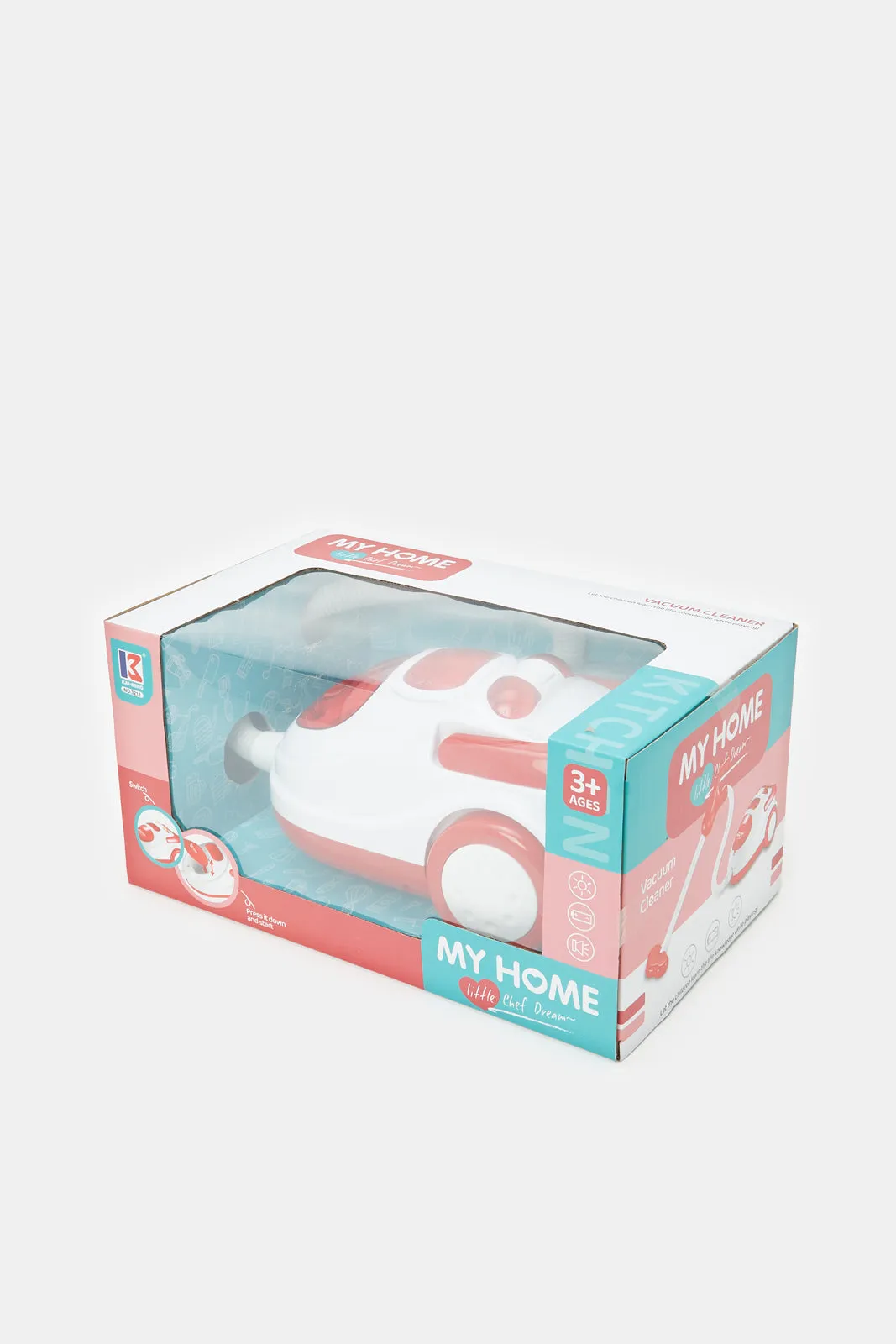 Red And White Home Cleaning Play Set