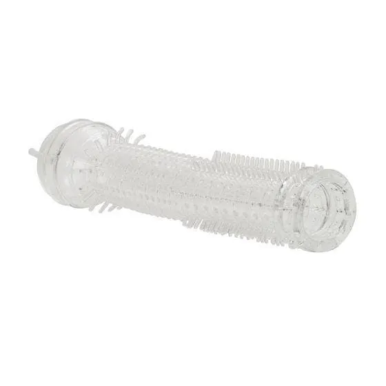 Senso 2 Pack Silicone Ribbed and Noduled Penis Erection Enhancement Sleeves