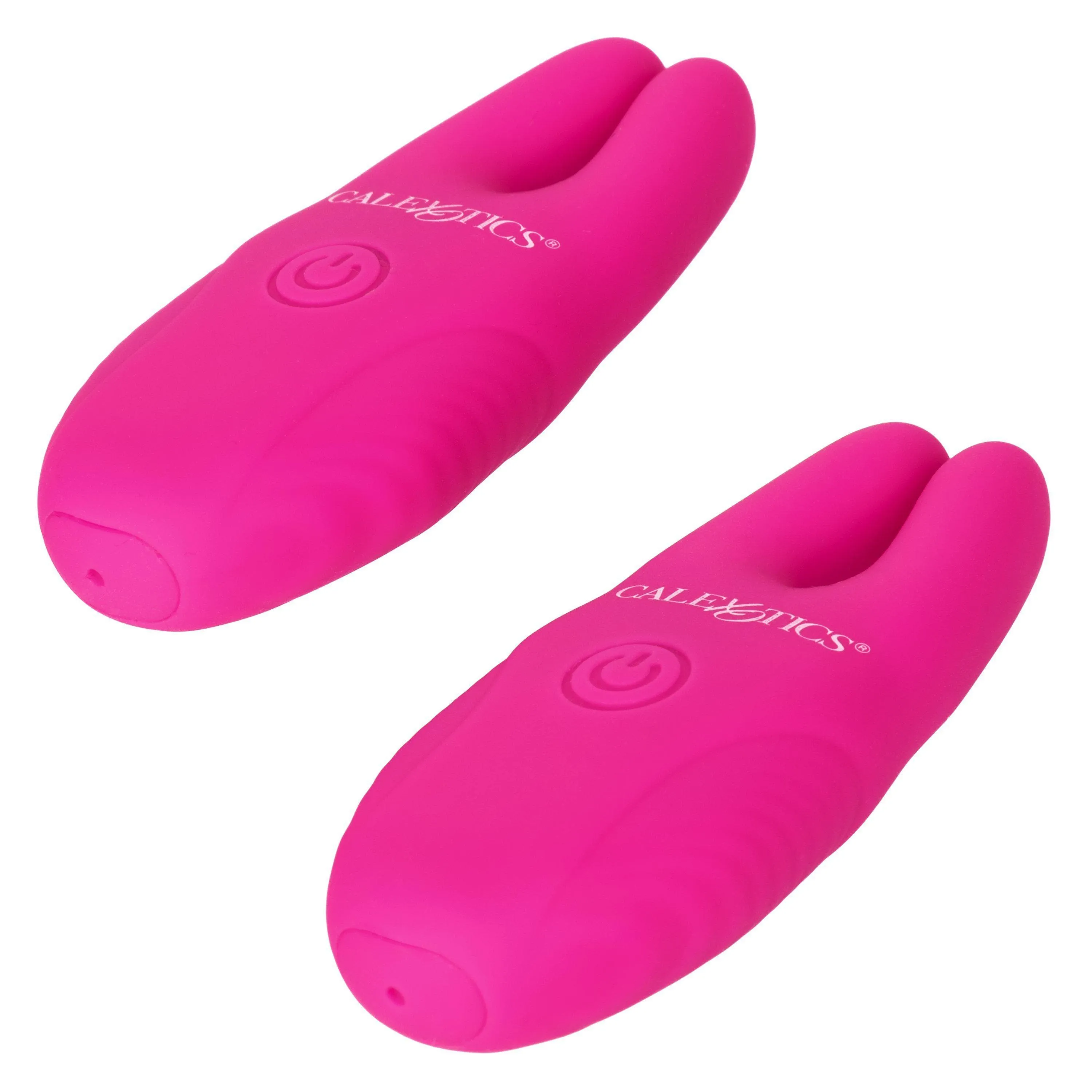 Silicone Remote Rechargeable 12 Function Vibrating Nipple Clamps