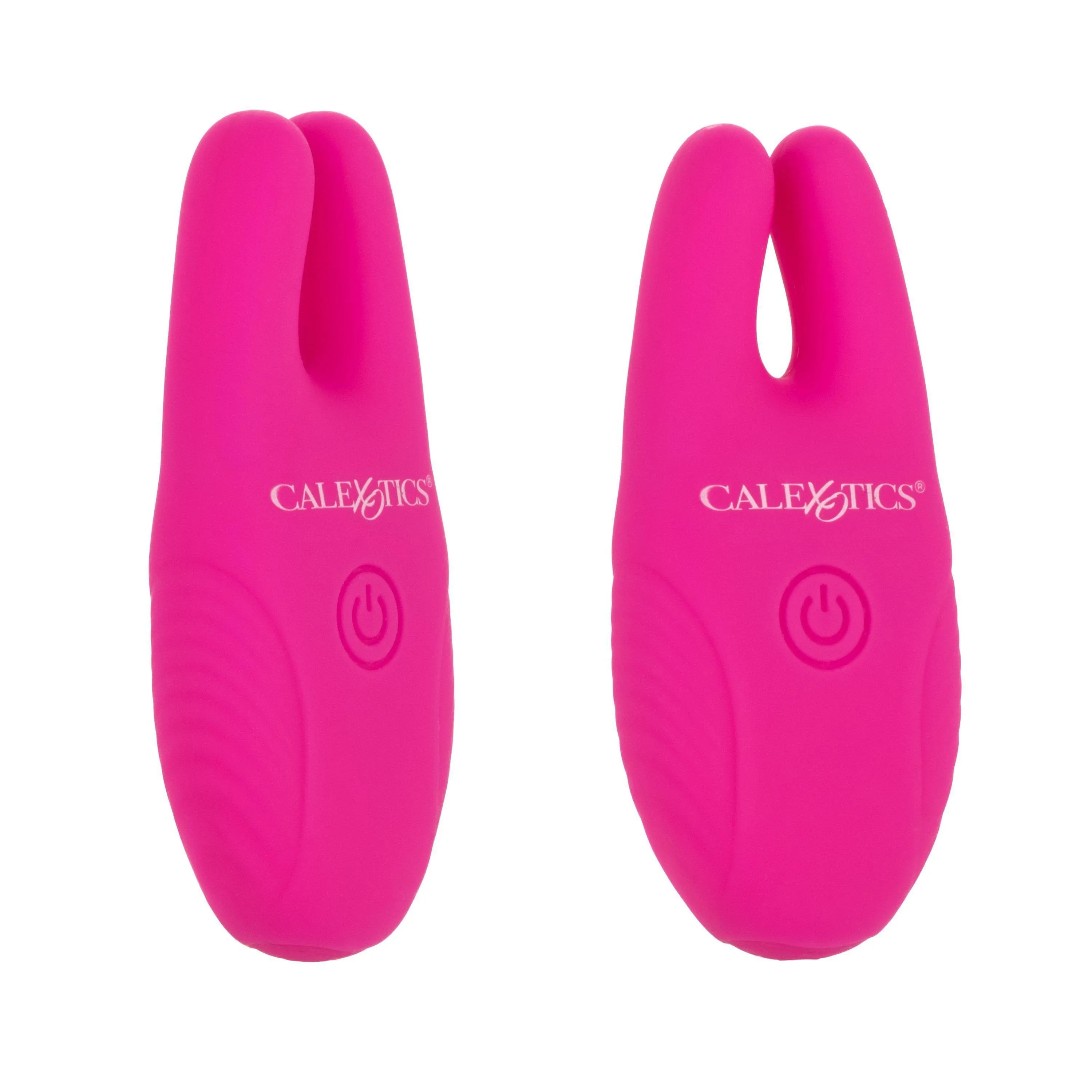 Silicone Remote Rechargeable 12 Function Vibrating Nipple Clamps