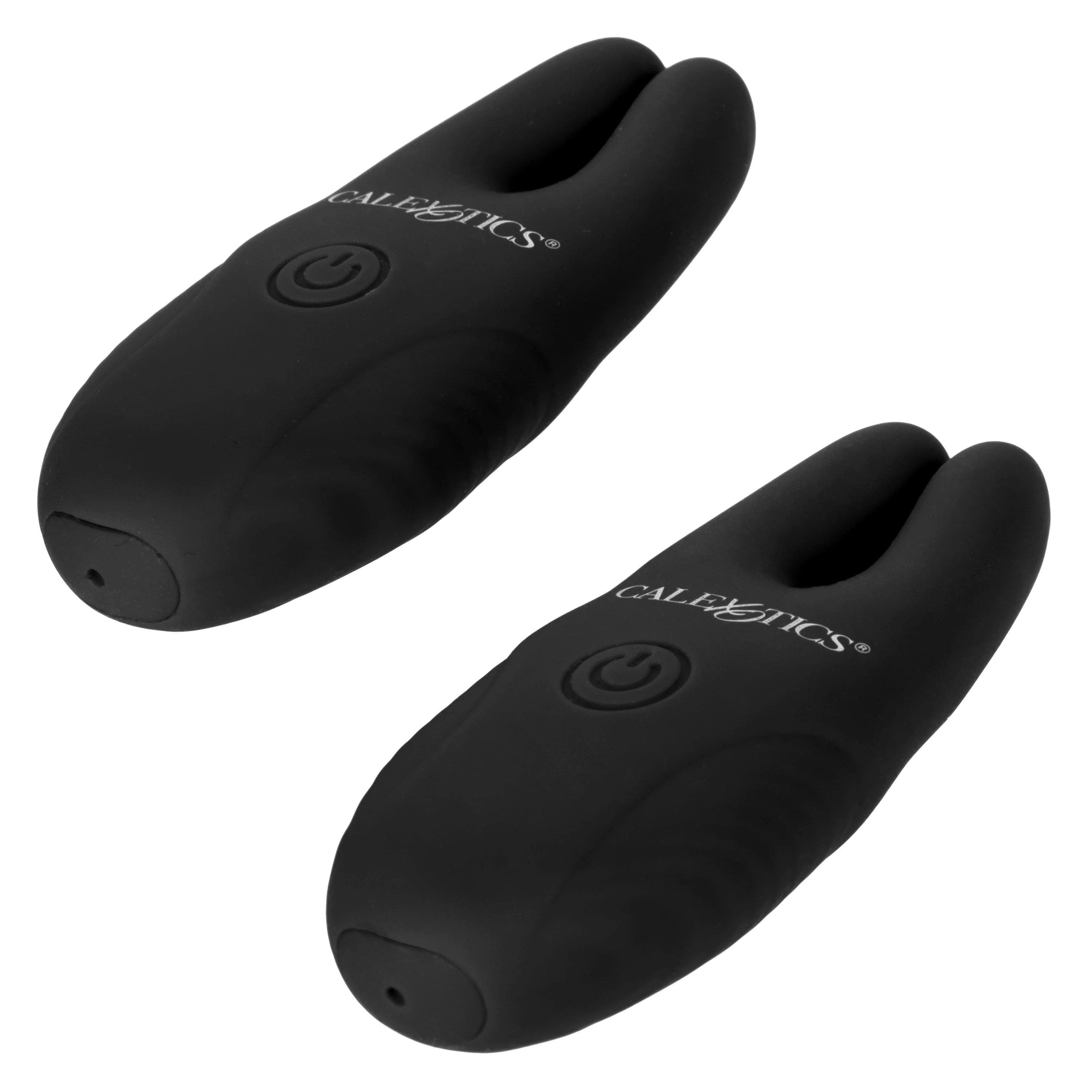 Silicone Remote Rechargeable 12 Function Vibrating Nipple Clamps