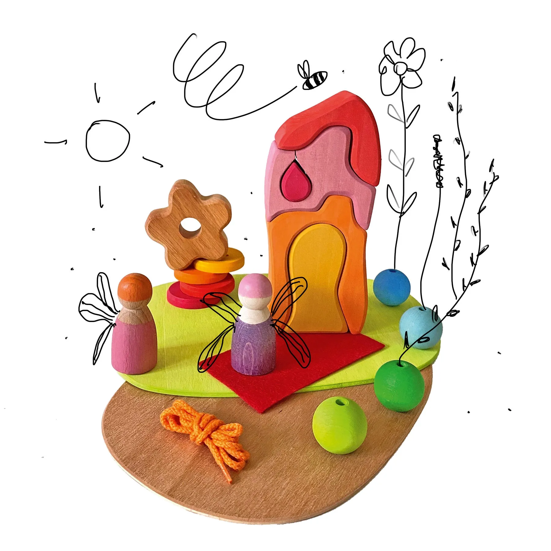 Small World Play Down by the Meadow