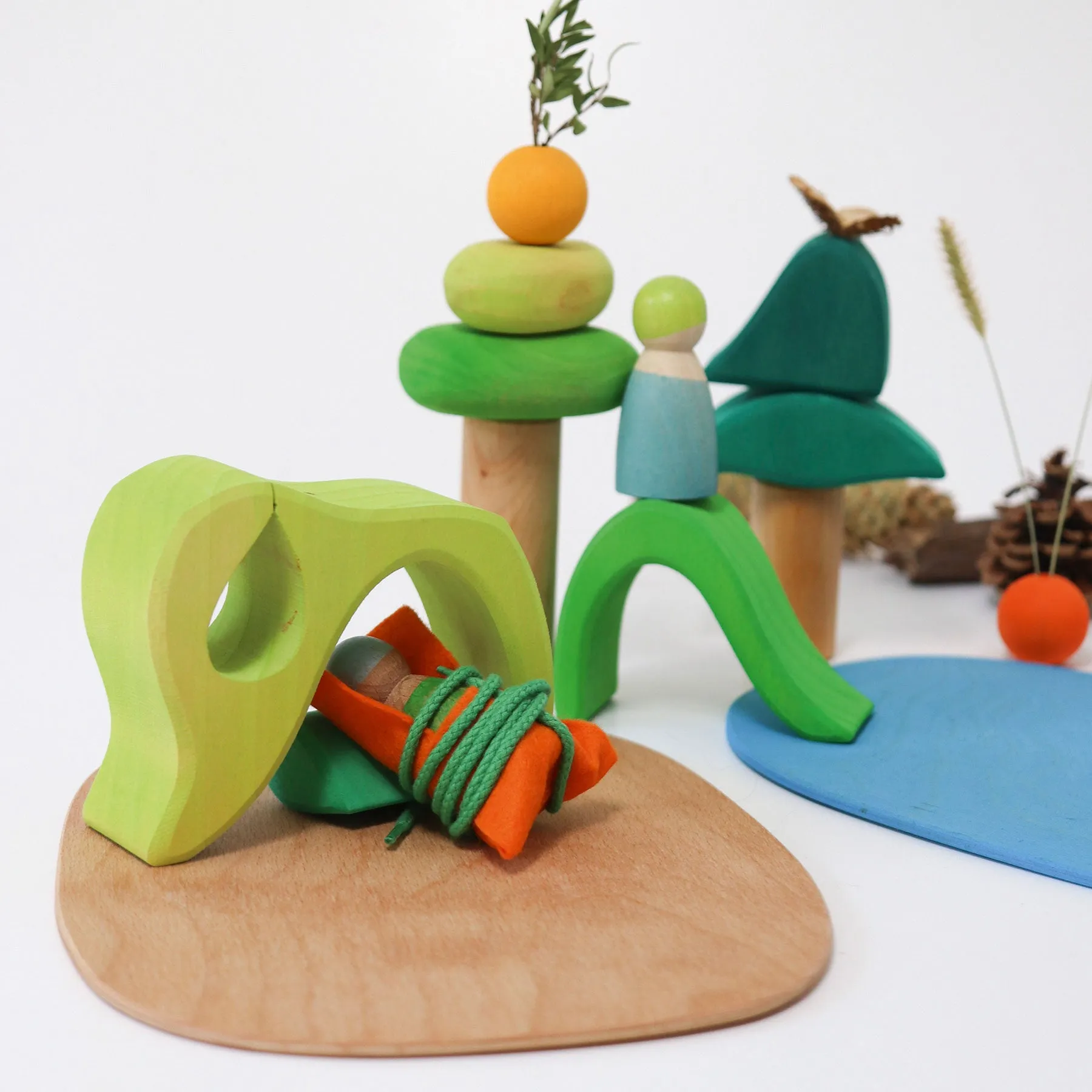 Small world Play in the woods
