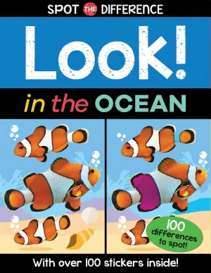 SPOT THE DIFFERENCE LOOK! IN THE OCEAN BOOK