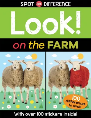 SPOT THE DIFFERENCE LOOK! ON THE FARM BOOK
