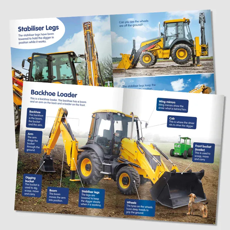 Tractor Ted Let's Look At Diggers Book