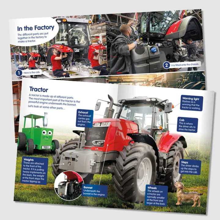 TRACTOR TED - LETS LOOK AT TRACTORS STORY BOOK