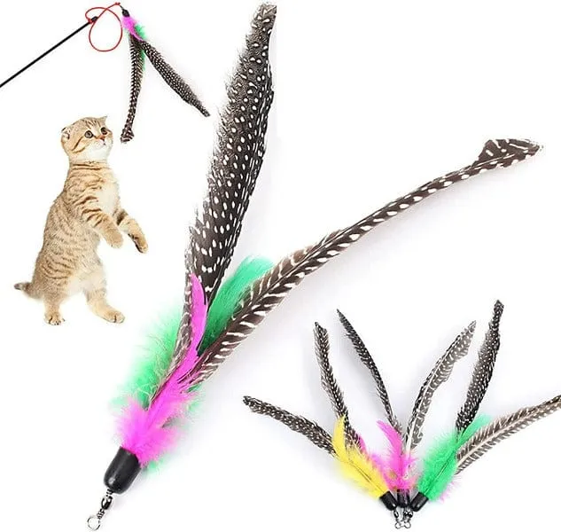 Turbo Flying Teaser Cat Toy Replacement Feather