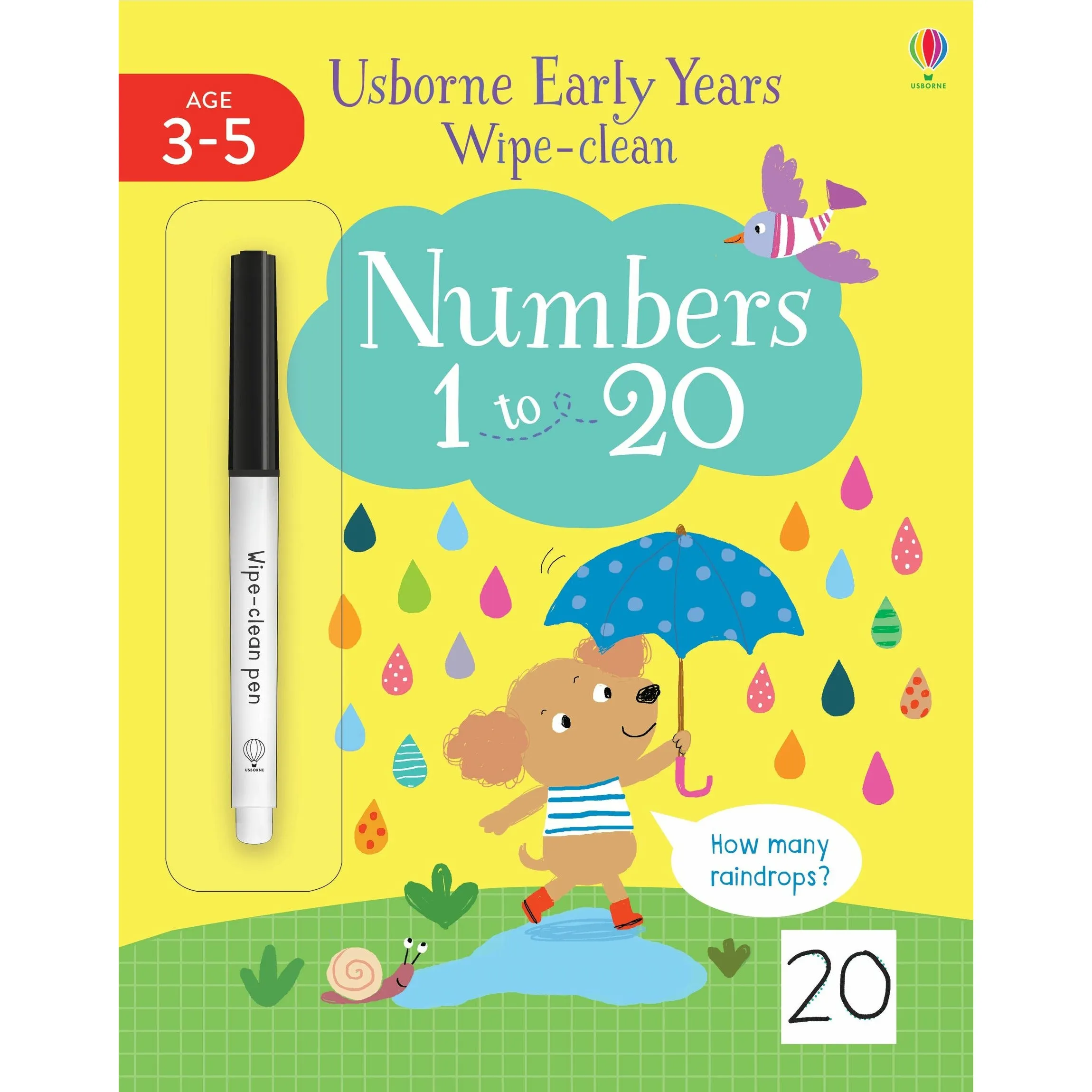 Wipe Clean Numbers 1 to 20