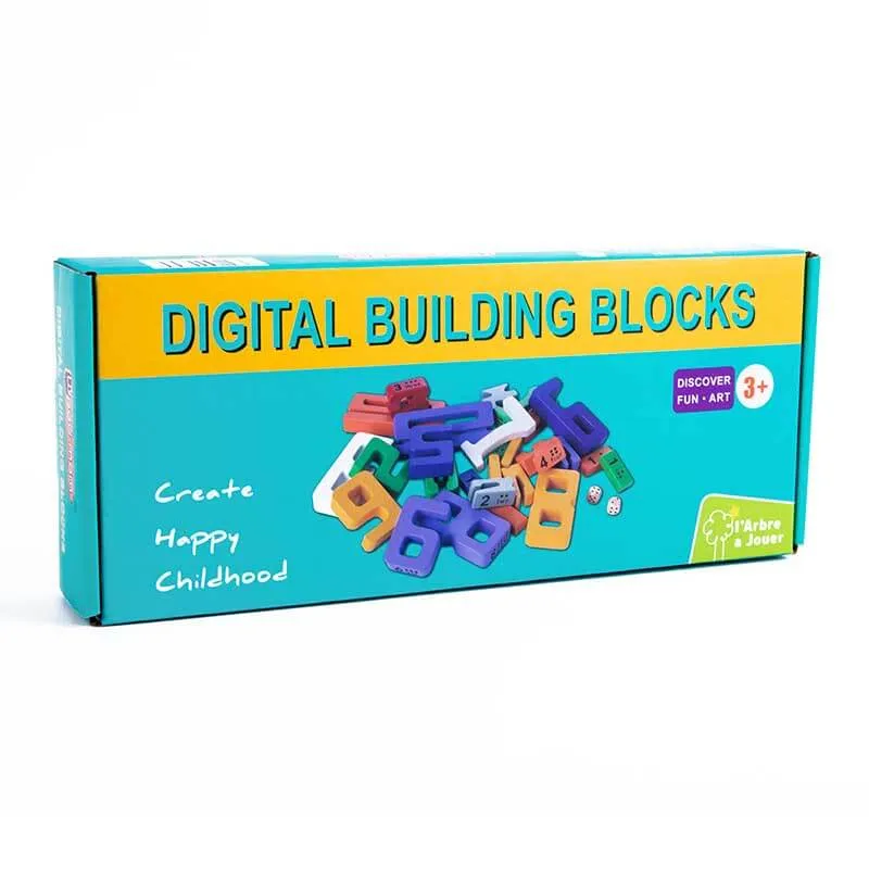 Wooden Digital Building Blocks