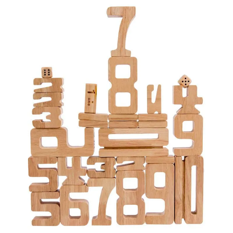 Wooden Digital Building Blocks