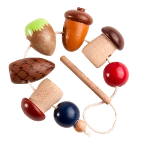 Wooden Lacing Toy — Nature Variety