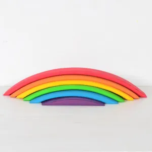 Wooden Nesting Rainbow Bridge