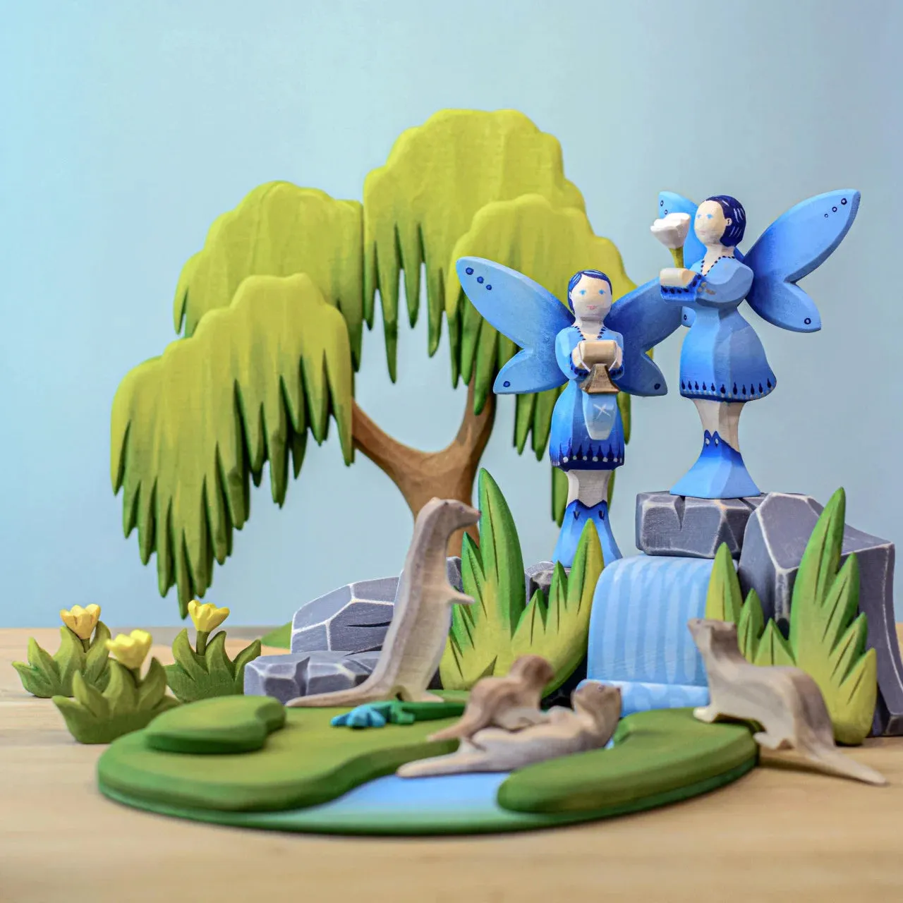 Wooden Water Fairy