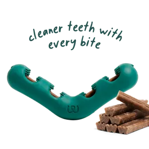 Woof Pet The Bite n' Brush Dog Toy