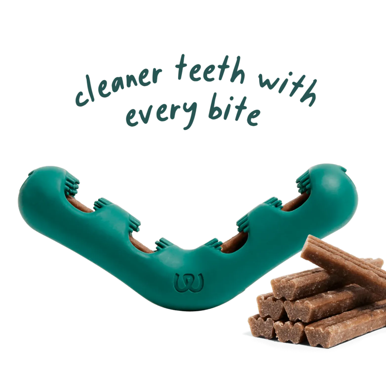Woof Pet The Bite n' Brush Dog Toy