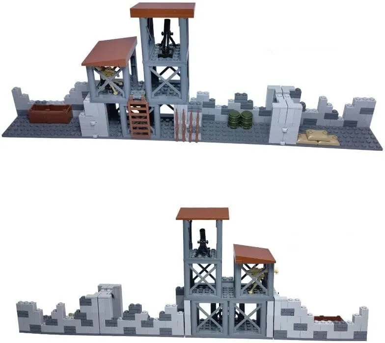 WW2 Battle: Realistic Weapons Fort Building Blocks Set