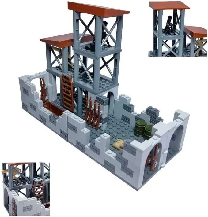 WW2 Battle: Realistic Weapons Fort Building Blocks Set